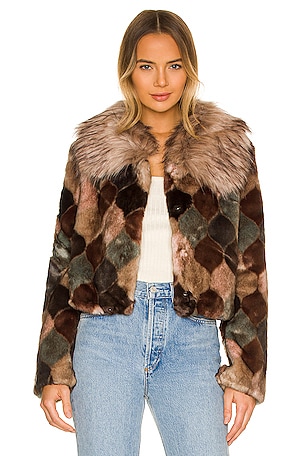 Casablanca Faux Fur Jacket Unreal Fur