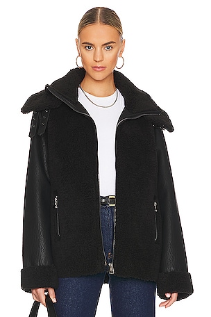 Symbiosis Faux Fur JacketUnreal Fur$399