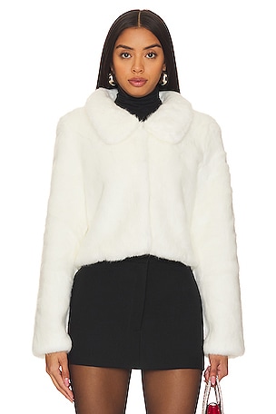 Tirage Cropped JacketUnreal Fur$389