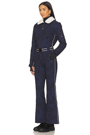 THE UPSIDE Nakuba Kiki Ski Suit in Navy. Size XS. Also