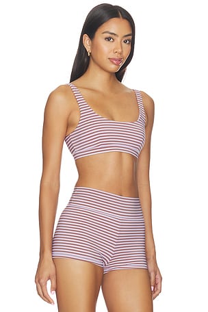 THE UPSIDE Miami Scoop Neck Jasmine Sports Bra in Lavender