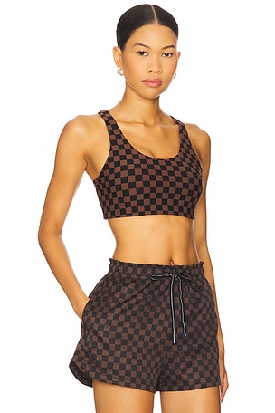 THE UPSIDE Technica Jade Sports Bra in Brown. Size XS. Also