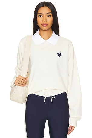 Pascal Collared Crew Sweatshirt THE UPSIDE