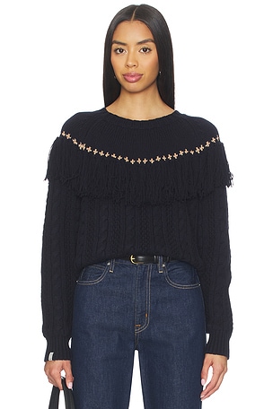 Clara Tassle Knit Sweater THE UPSIDE