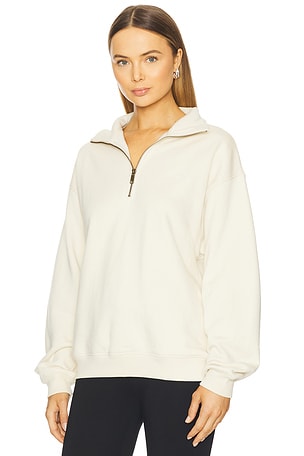 THE UPSIDE Hamilton Wren Half Zip Sweater in White. Size XS. Also