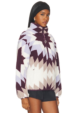 THE UPSIDE Harlow Fleece Pullover in Purple