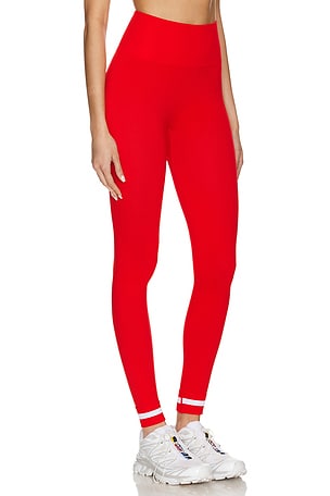 THE UPSIDE Form Seamless Midi Legging in Red