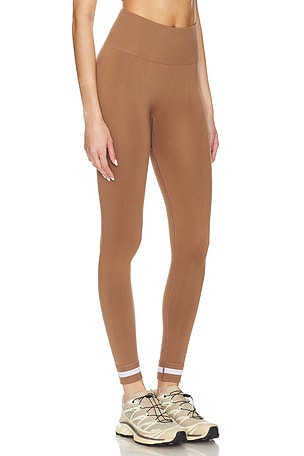 THE UPSIDE Form Seamless Midi Legging in Brown