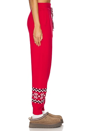 THE UPSIDE Keystone Jojo Knit Jogger in Red