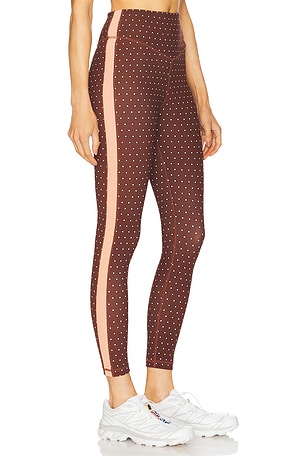 THE UPSIDE Maho 25in High Rise Midi Pant in Brown