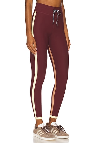 THE UPSIDE Trail Midi Pant in Burgundy. Size XXL. Also