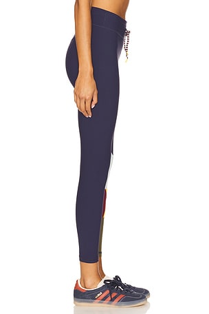 THE UPSIDE Starburst 25in Midi Pant in Navy. Size XS. Also