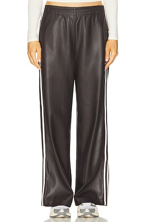 THE UPSIDE Vegan Leather Twilight Pant in Brown