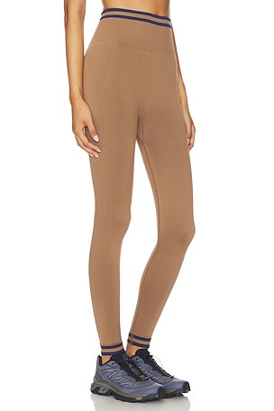 THE UPSIDE Form Seamless 25in Midi Pant in Brown