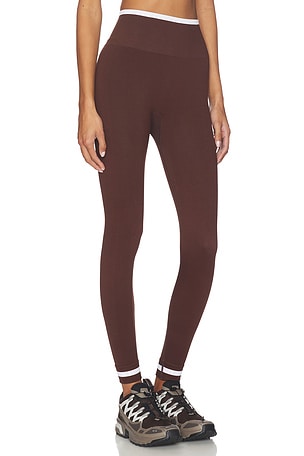 THE UPSIDE Form Seamless 25in Midi Leggings in Brown