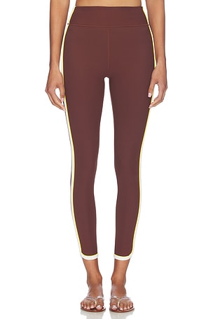 THE UPSIDE Rhythm 25in Midi Pant in Brown. Size M. Also