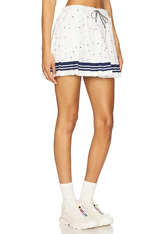 THE UPSIDE Stellarium Valetta Mini Skirt in White