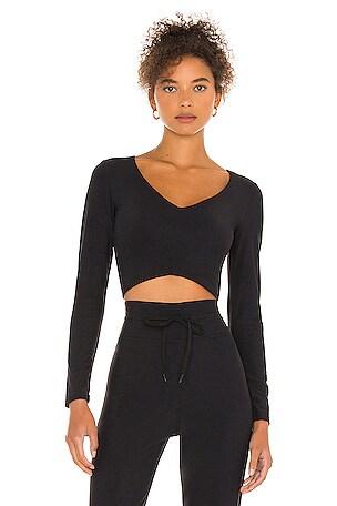 THE UPSIDE Noir Siya Top in Black | REVOLVE