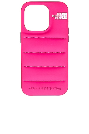 Urban Sophistication 14 Pro Puffer Case in Hot Pink | REVOLVE