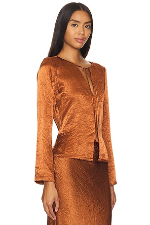 Usisi Sister Pia Top in Metallic Bronze