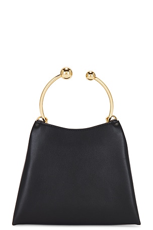 VERAFIED Ring Handle Bag in Black