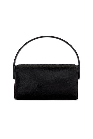 VERAFIED Calfhair Pochette Bag in Black