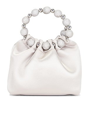 VERAFIED Diamond Bag in Metallic Silver