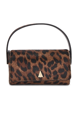 VERAFIED Calf Hair La Pochette Bag in Brown