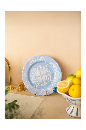 Vaisselle Ivy Main Plate in Blue