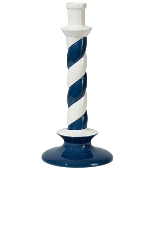 Tall Candle Stripe Holder Vaisselle