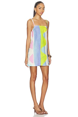 vitamin A Delia Dress in Blue,Green