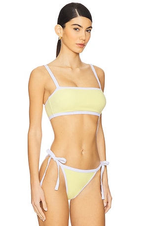 vitamin A Poppy Bralette Top in Yellow