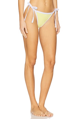 vitamin A Stella Tie Side Bikini Bottom in Yellow
