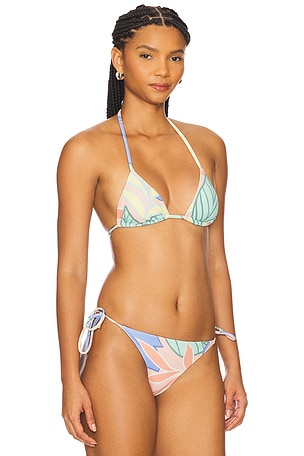 vitamin A Gia Triangle Bikini Top in Mint