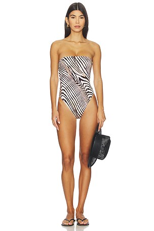 Classic Bandeau One Piece Swimsuit vitamin A