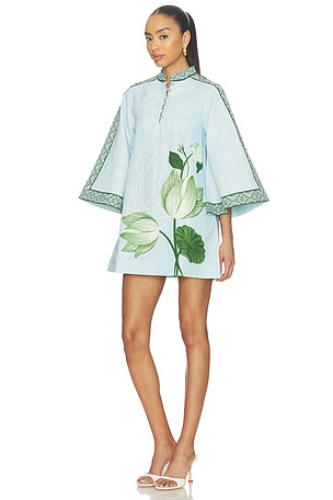 Verandah Anj Mini Dress in Blue