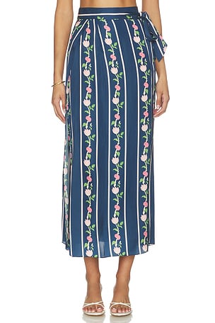 Toran Silk Luxe Skirt Verandah