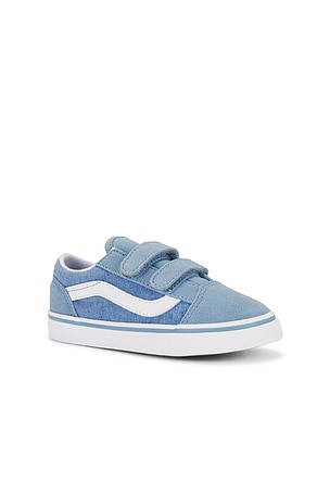 Vans Toddler Old Skool V in Blue