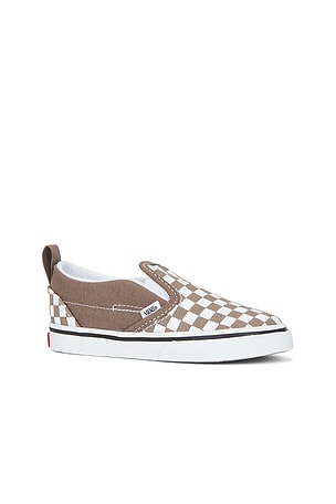 Vans Toddlers Slip-On V in Brown