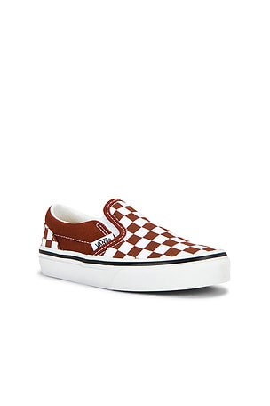 Vans Kids Classic Slip-on in Rust