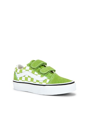 Vans Kids Old Skool V in Green