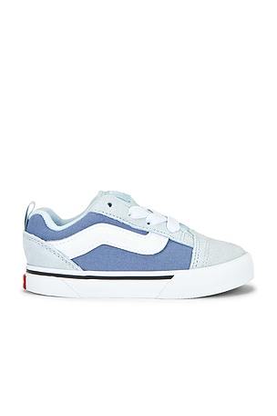 Vans Toddler Knu Skool Elastic Lace in Blue