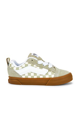 Vans Toddler Knu Skool Elastic Lace in Green