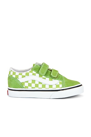 Vans Toddler Old Skool V in Green