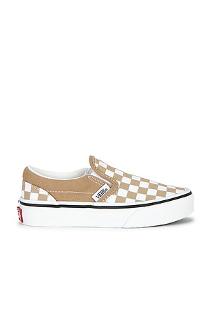 Vans Kids Classic Slip-on Sneaker in Tan. Size 11. Also