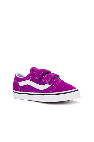 Vans Toddler Old Skool V in Purple