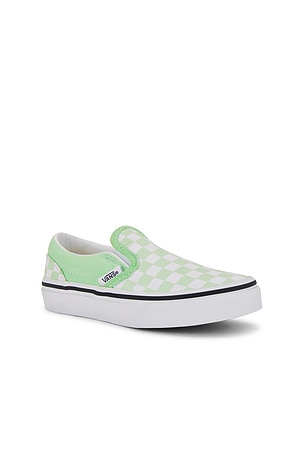 Vans Kids Classic Slip-On in Green