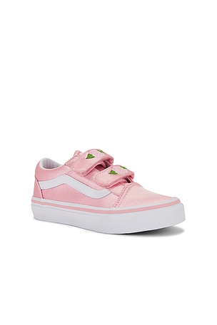 Vans Kids Old Skool V in Pink. Size 13. Also