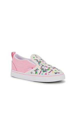 Vans Toddler Slip-On V en Penk