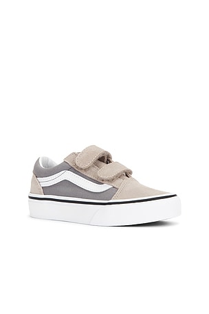 Vans Kids Old Skool V in Taupe,Light Grey